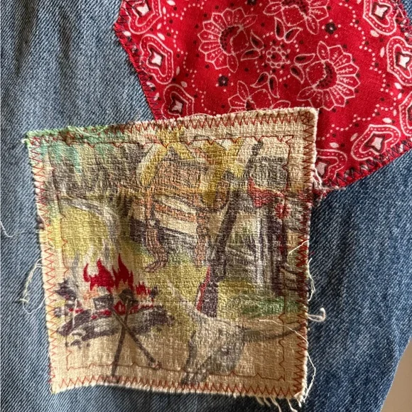 Upcycled 501’s jeans - Picture 3 of 7